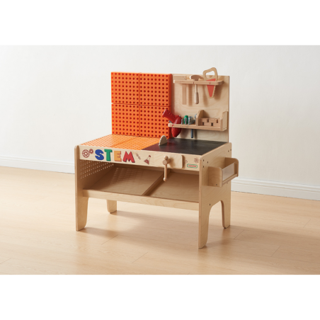 MASTERKIDZ puidutöökoda XXL Montessori STEM koos tööriistadega