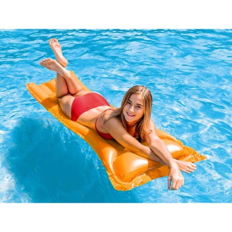 Täispuhutav ujumismadrats 183x69 cm oranž - INTEX