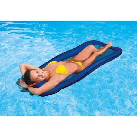 Jahutusvõrguga rannamadrats ujumiseks sinine INTEX