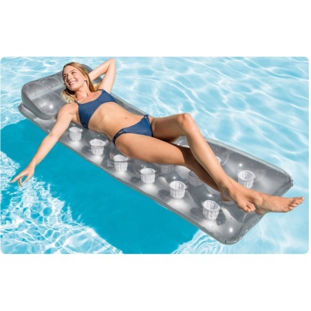 Peatoega täispuhutav madrats INTEX