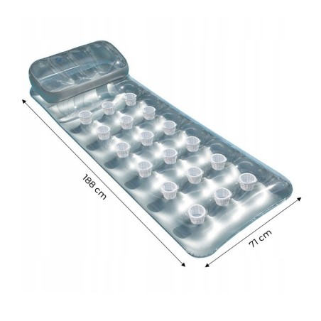 Peatoega täispuhutav madrats INTEX