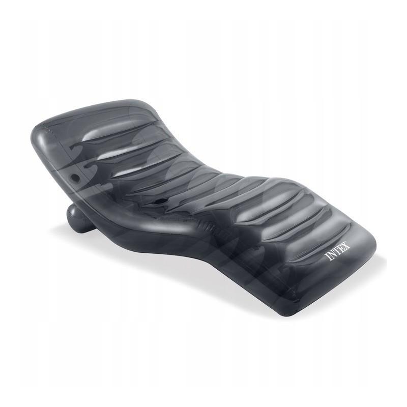 Täispuhutav must ujumismadrats 191x99cm INTEX