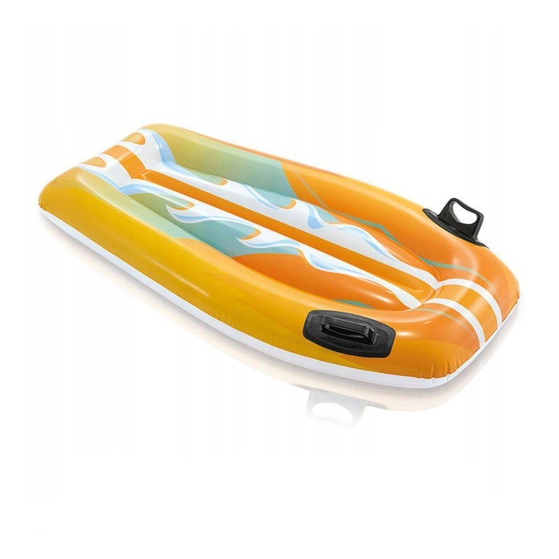 Täispuhutav käepidemetega ujumislaud lastele, oranž INTEX