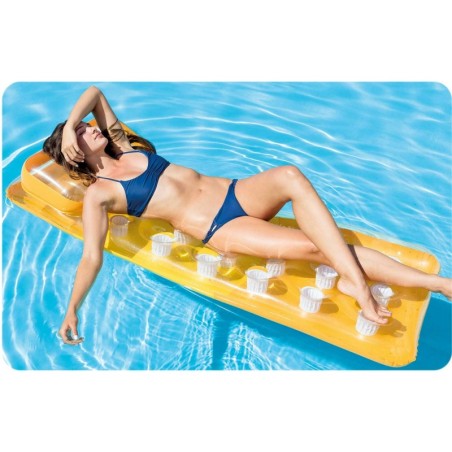 Täispuhutav ujumismadrats 188 x 71 cm oranž - INTEX