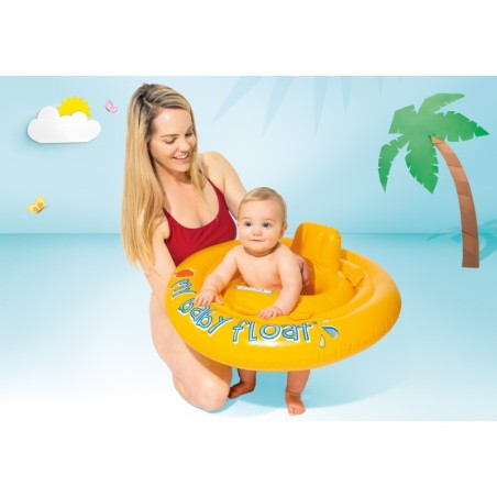 Täispuhutav beebiiste koos seljatoega INTEX