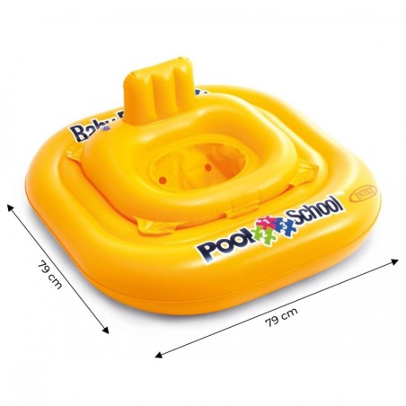 Beebi ujumisrõngas seljatoega Intex