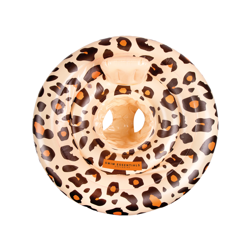 Beebi ujumisrõngas Leopard Beige, 0-1 a