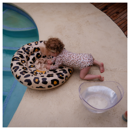 Beebi ujumisrõngas Leopard Beige, 0-1 a