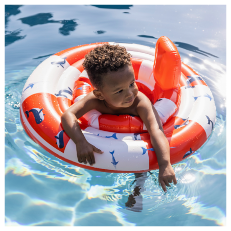 Beebi ujumisrõngas Whale, 0-1 a