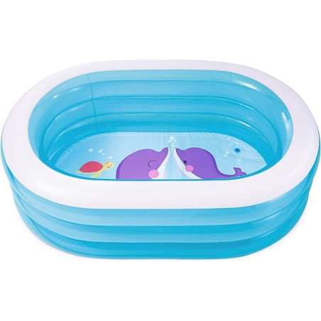 Täispuhutav ovaalne suplusbassein lastele 163x109x46 cm INTEX 57482