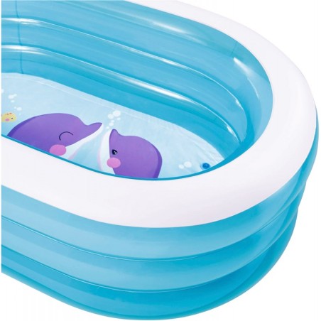 Täispuhutav ovaalne suplusbassein lastele 163x109x46 cm INTEX 57482
