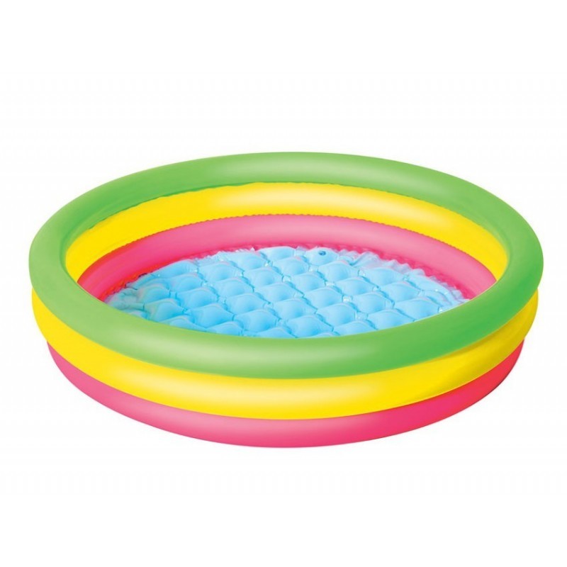Värviline täispuhutav bassein 102 x 25 cm Bestway