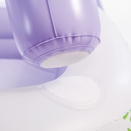 Täispuhutav laste suplusbassein lilla varikatusega INTEX