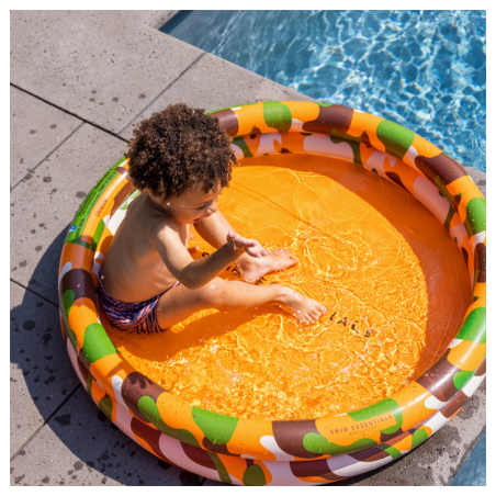 Lastebassein Camouflage Ø 100 cm