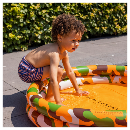 Lastebassein Camouflage Ø 100 cm