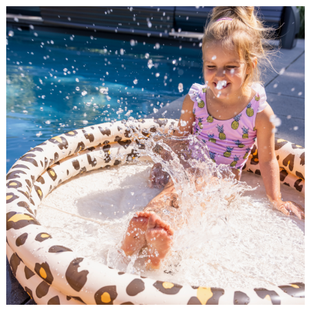 Lastebassein Leopard beige Ø 100 cm