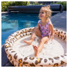 Lastebassein Leopard beige Ø 100 cm