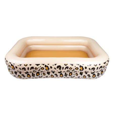 Täispuhutav lastebassein Leopard Beige 211x132x46 cm