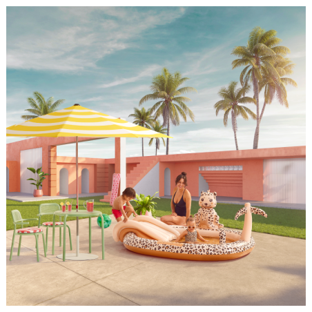 Lõbus lastebassein Beige Leopard