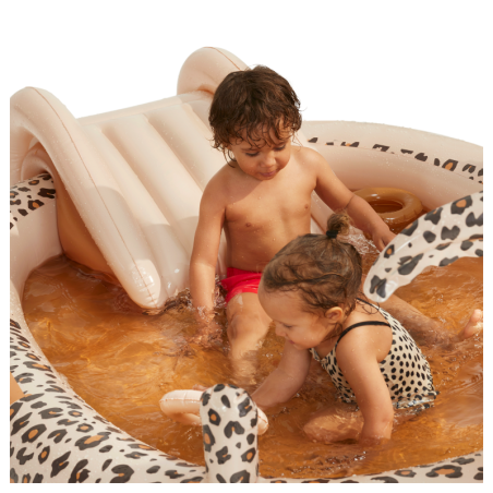 Lõbus lastebassein Beige Leopard