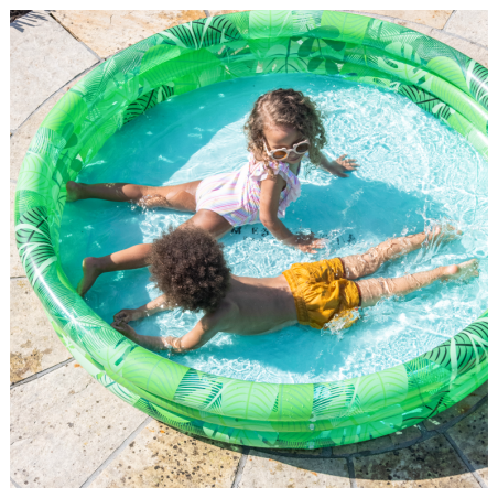 Lastebassein Tropical Ø 150 cm