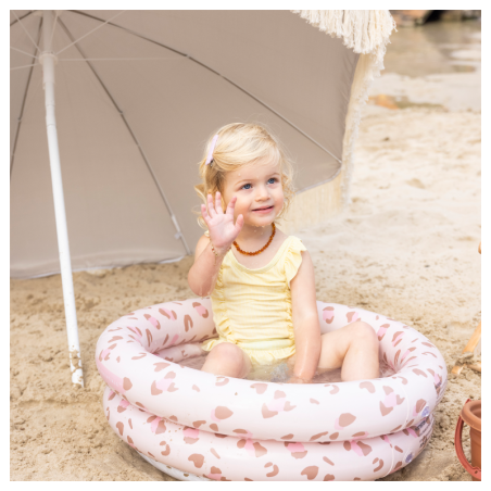 Lastebassein Leopard old pink Ø 60 cm