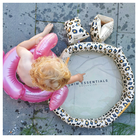 Lastebassein Leopard beige Ø 60 cm