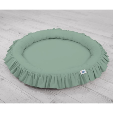 Baldahhiin + pesa mängumatt, pastell roheline