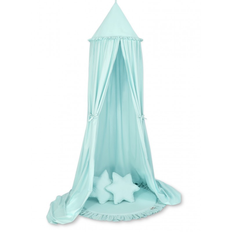 Baldahhiin + mängumatt + padjad, mint