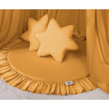 Baldahhiin + mängumatt + padjad, kollane