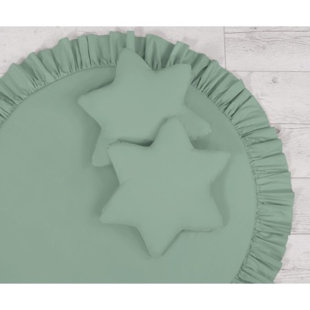 Baldahhiin + mängumatt + padjad, pastell roheline