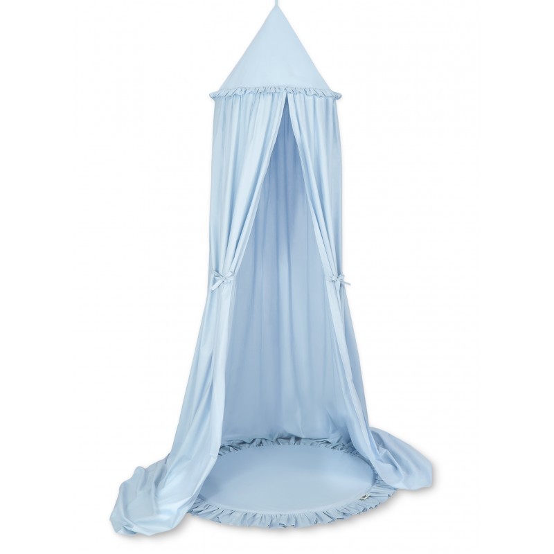 Baldahhiin + mängumatt, helesinine