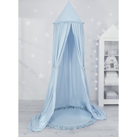 Baldahhiin + mängumatt, helesinine