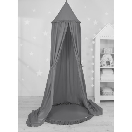 Baldahhiin + mängumatt, tumehall