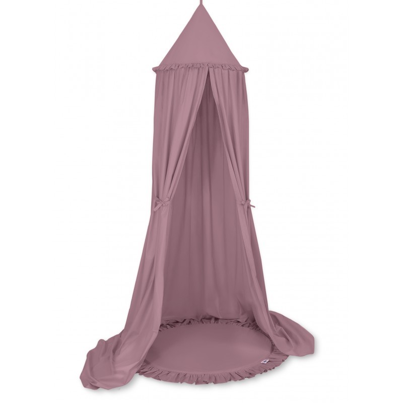 Baldahhiin + mängumatt, pastell violett