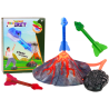 Dinosaurs Volcano reguleeritav raketiheitja mängukomplekt