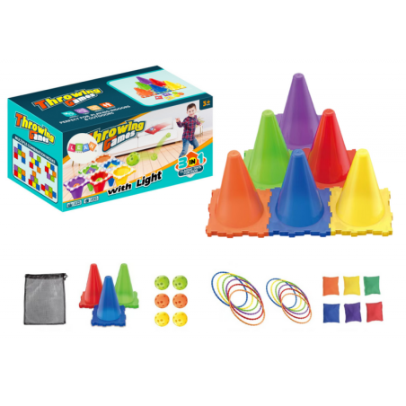 Spordi oskusmängude komplekt "Viska märklauale" 3in1