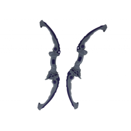 Laskmisvibu lillad nooled iminappadega 3 tükki