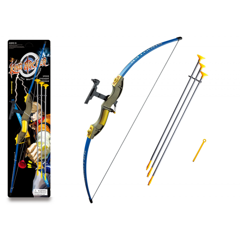 Vibu koos noolekettaga vibulaskmiskomplekt arkaadmänguasi