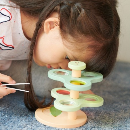 2in1 mikroskoop luup lastele loodusmaailmaga tutvumiseks