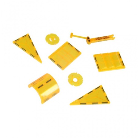 Magnetklotsid autorada ja kraana 50 osaline