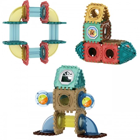 Magnetilised ehitusplokid 3D õppekomplekt pallirada 228tk.