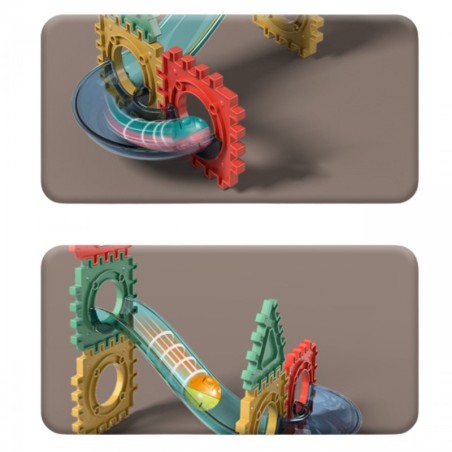 Magnetilised ehitusplokid 3D õppekomplekt pallirada 228tk.