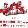 Magnetklotsid 3D tuletõrje komplekt 48 osaline