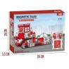 Magnetklotsid 3D tuletõrje komplekt 48 osaline