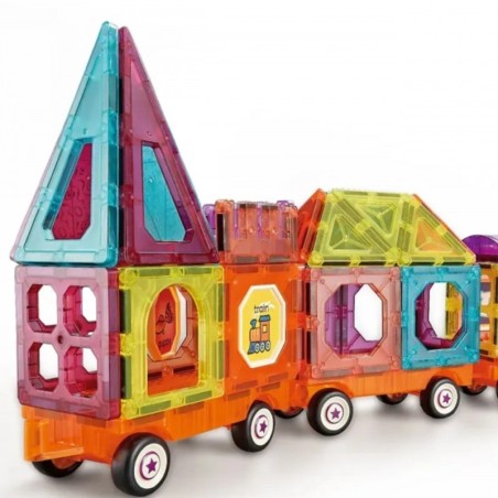 Magnetklotside komplekt, 3D, rong, 71 osaline