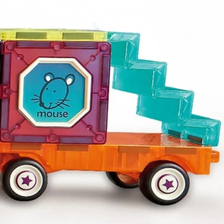 Magnetklotside komplekt, 3D, rong, 71 osaline