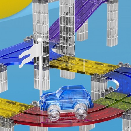 Magnetklotsid autorada 76 osaline