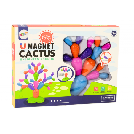 Magnetilised kaktuse ehitusplokid 16 elementi