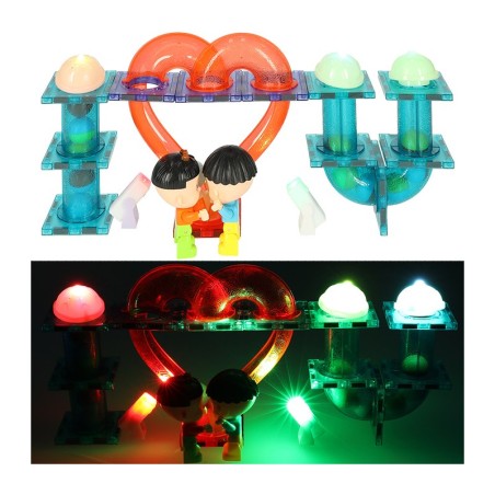 Magnetklotsid, pallirada, tuled, 202 osaline